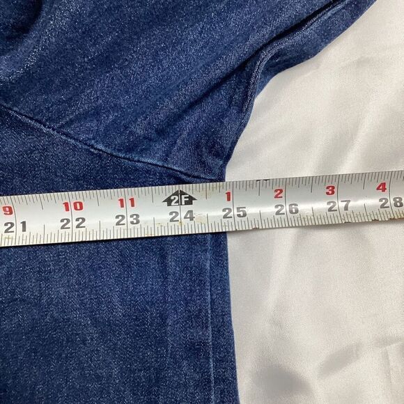 Vintage Bob Mackie Wearable Art Embroidered Jean Jacket Sz 1X Marching Band - Picture 9 of 10